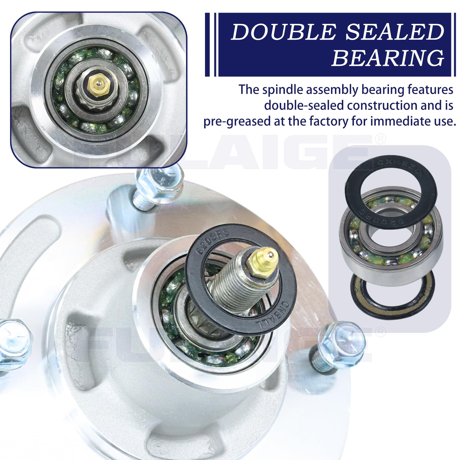 FULAIGE three-pack boxed with hardware ready for installation