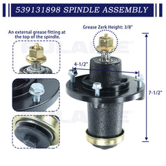 FULAIGE 5-point star blade mount close-up demonstrating secure blade retention benefit