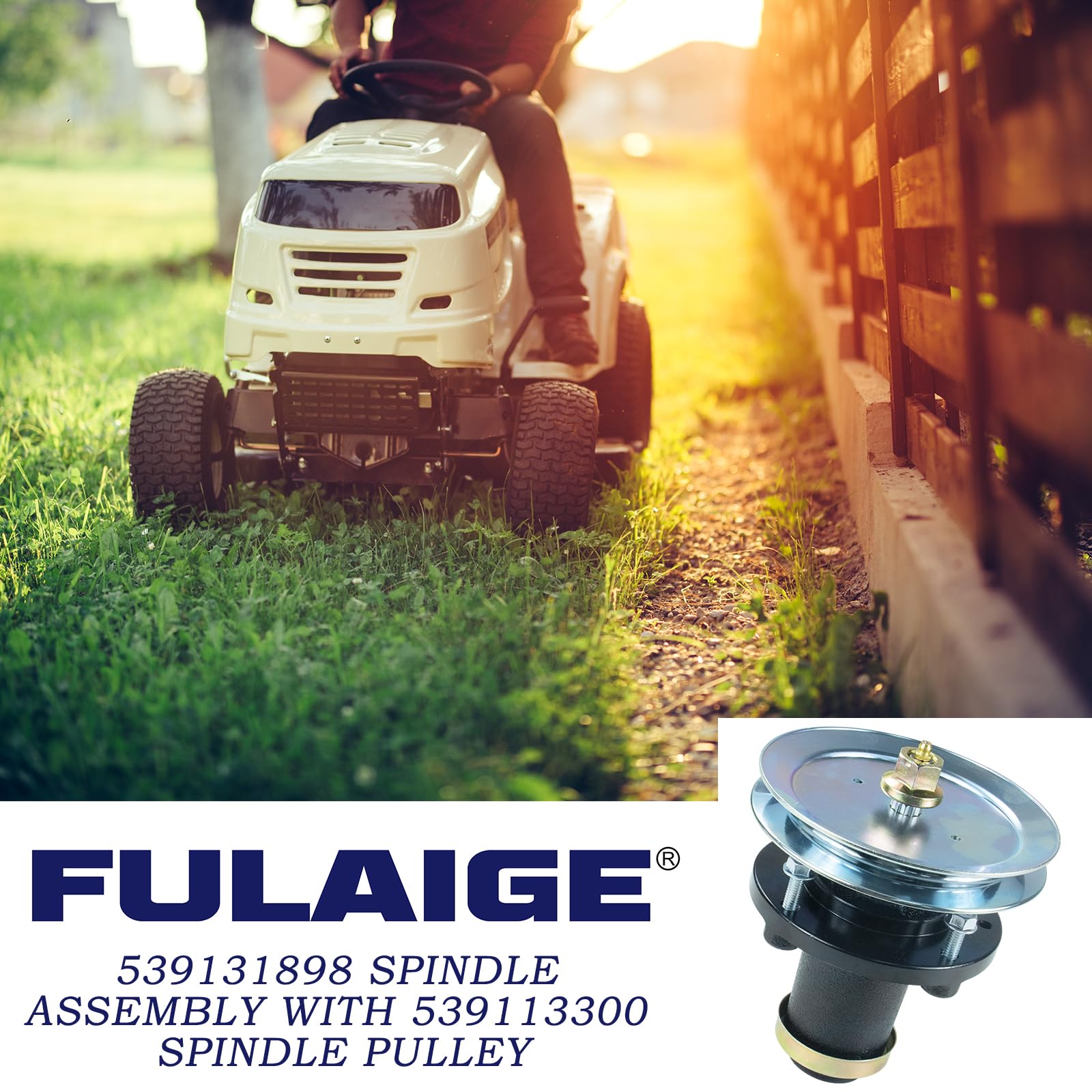 FULAIGE close-up of double-sealed bearing highlighting dust and moisture protection