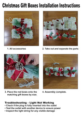 fulong stacked gift boxes on an entryway table boosting vertical interest