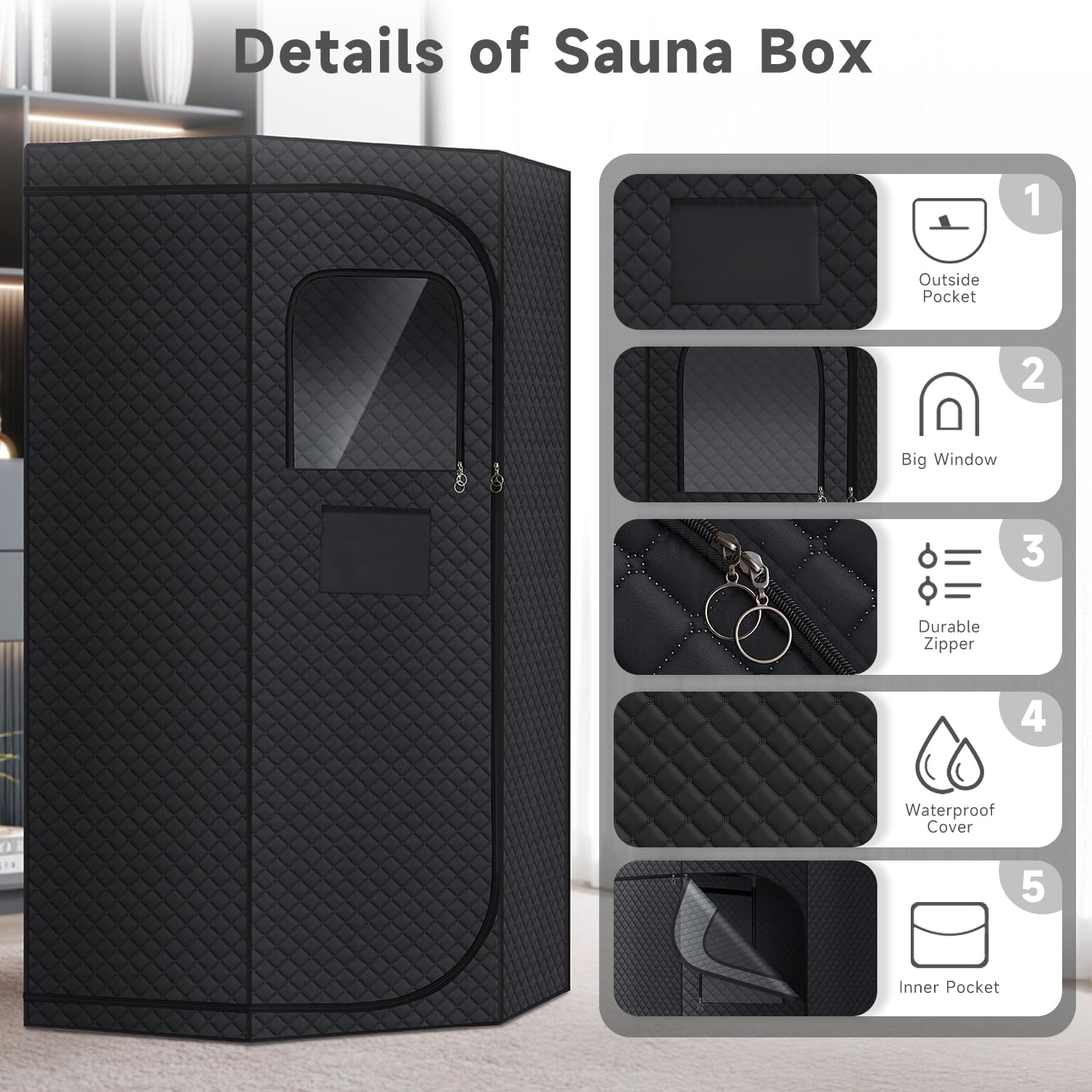 Fulove small tent window and double-sided zipper for convenient monitoring and access benefit