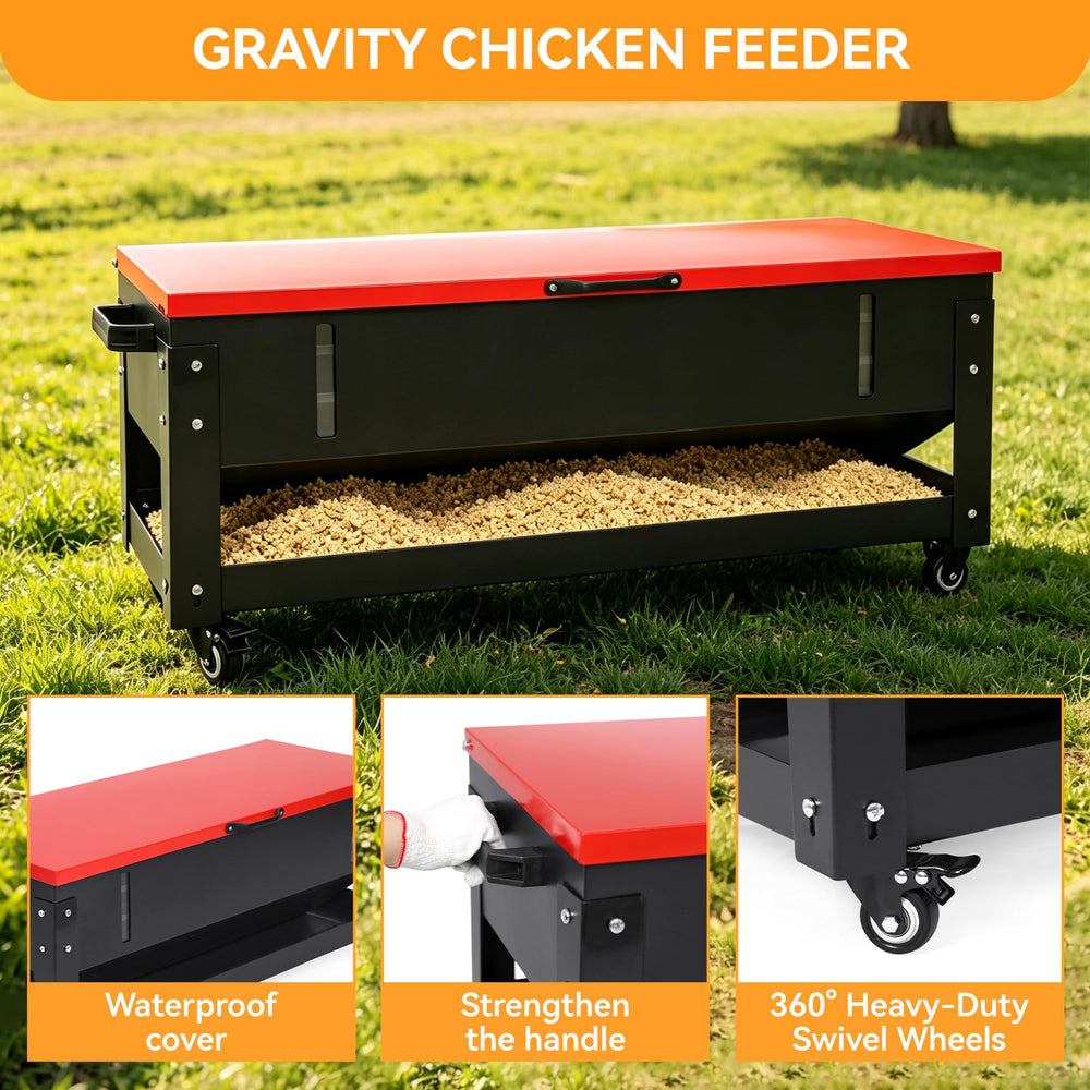 FULUPET top lid open showing rainproof protection and easy refill