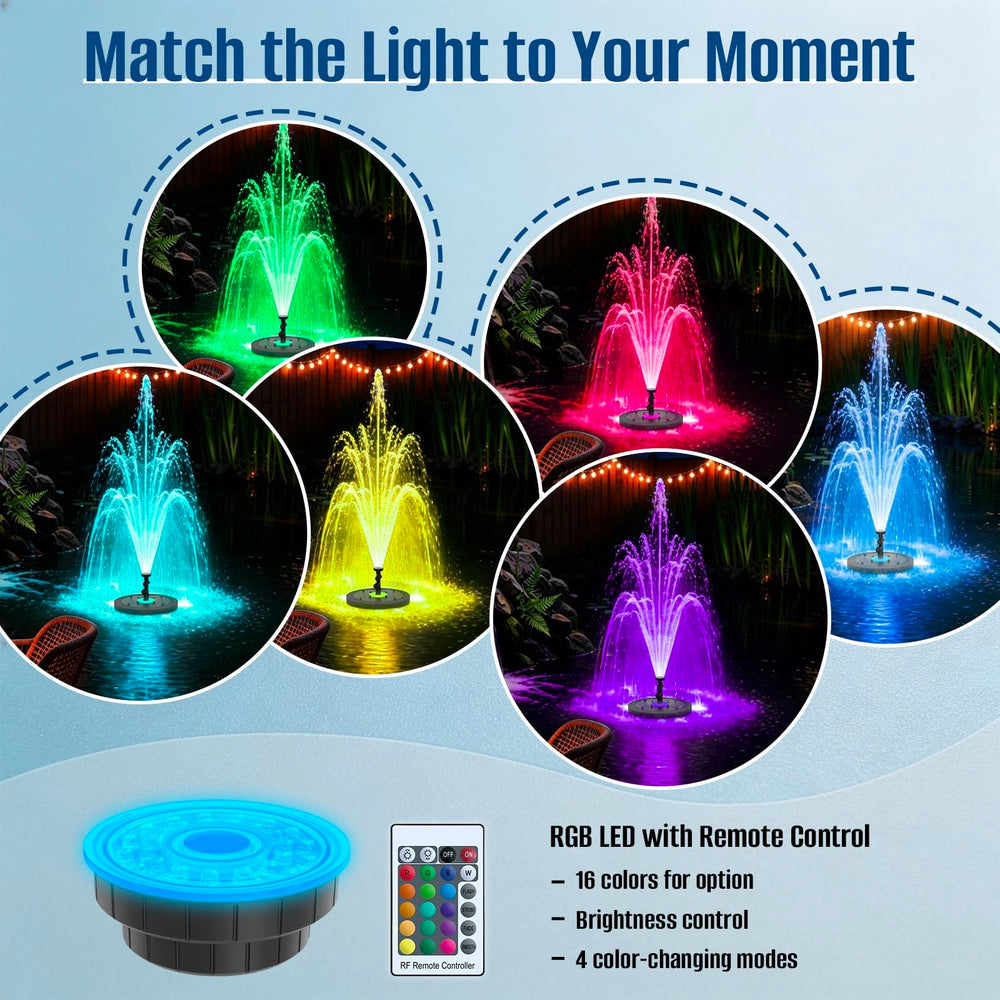 FUMAK remote control with RGB LEDs for hands-free color and mode adjustments