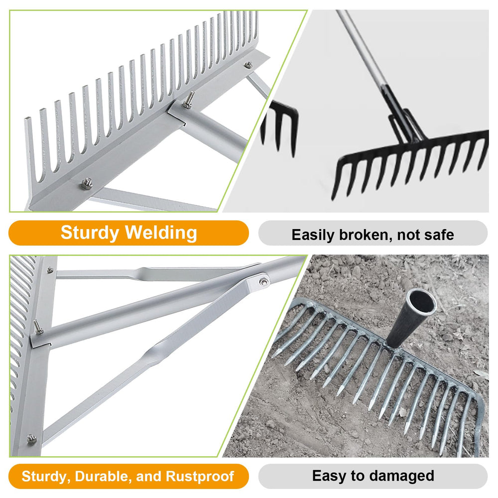 Fumingpal disassembled three-section handle for compact storage and transport