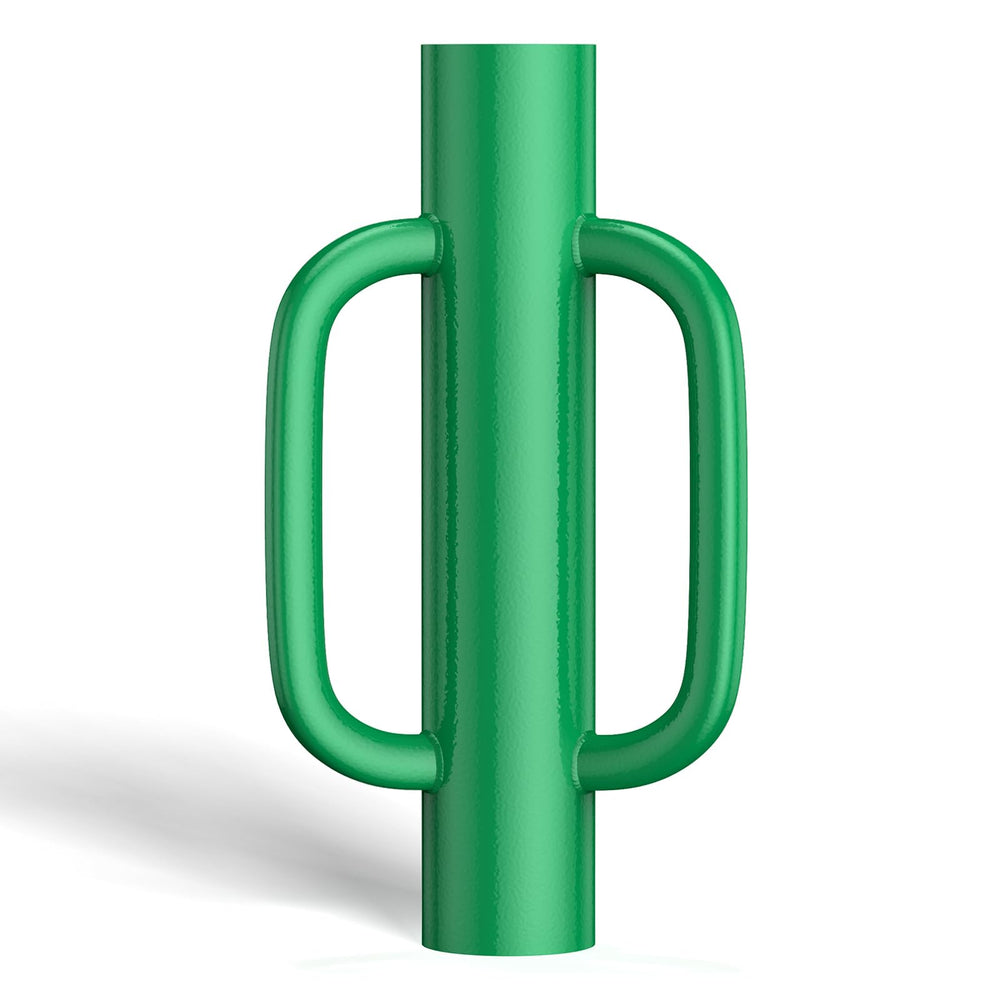 Fumingpal front view of post driver showing sturdy steel body and finish for durability