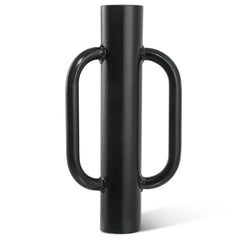 Fumingpal front view of black post driver showing sturdy steel and balanced head for efficiency