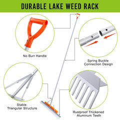Fumingpal nylon 49.2 ft rope attachment for shore-based cleaning