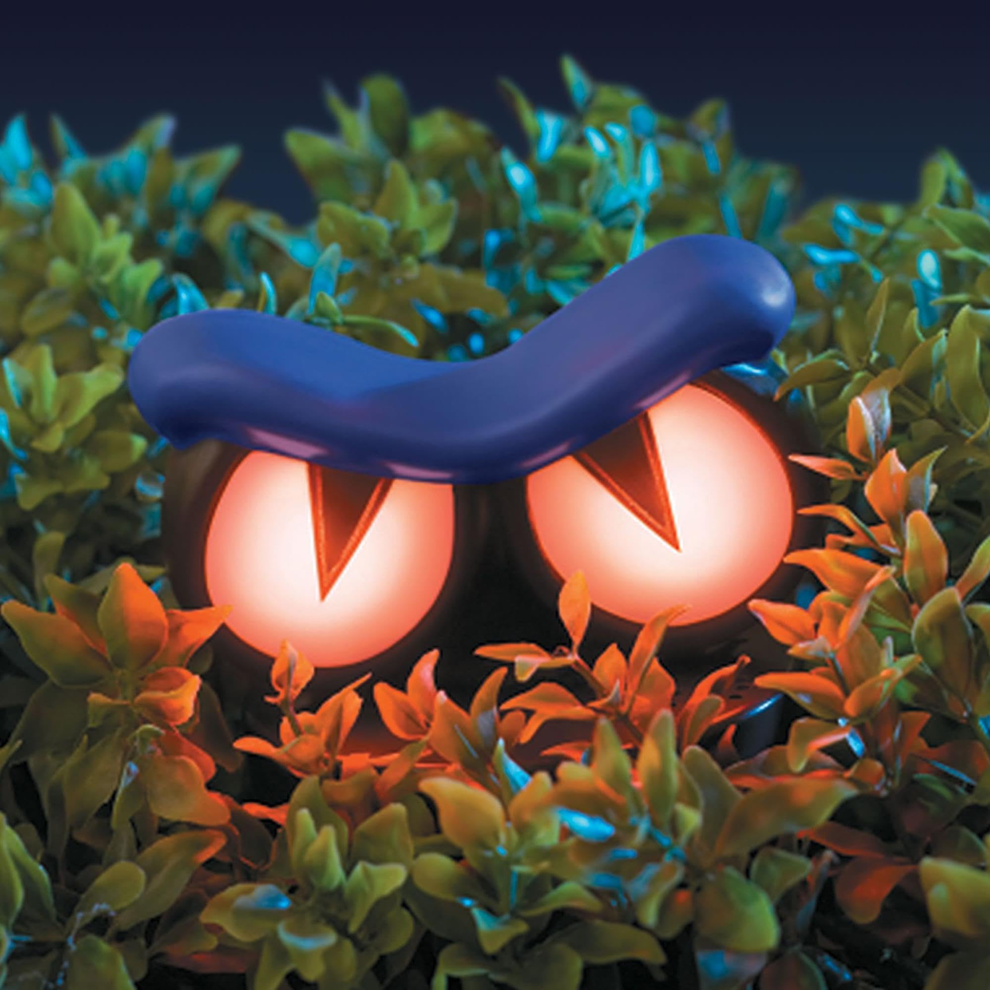 Fun World haunted hedge tucked in a bush creating surprise and dramatic effect