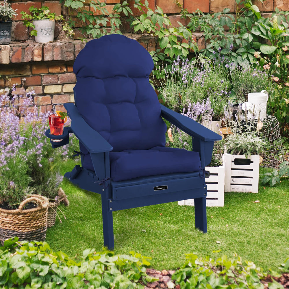 FUNBERRY cushions styled on patio conveying cozy outdoor relaxation