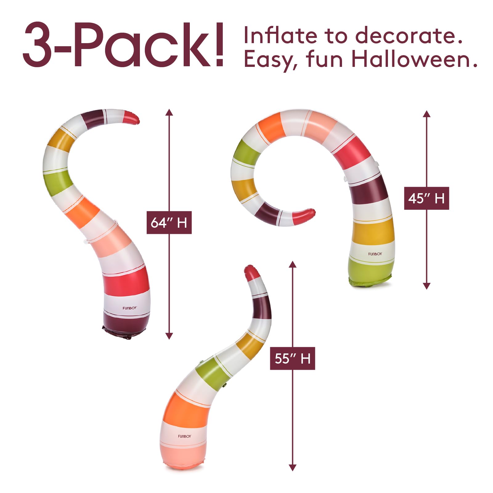 FUNBOY hand pump inflating a snake showing quick setup benefit