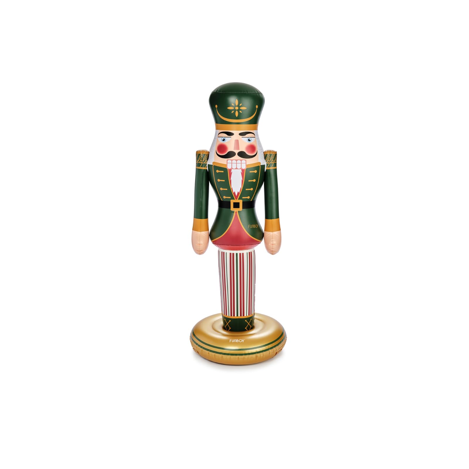 FUNBOY front view of nutcracker showing festive colors and presence