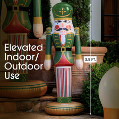 FUNBOY nutcracker displayed on porch demonstrating curb appeal
