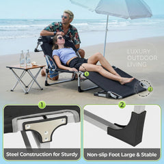 FUNDANGO steel frame and U-shaped legs showing stable support