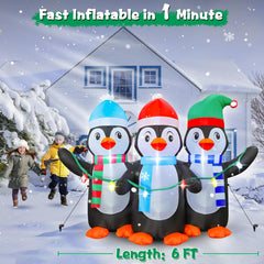 FunFanso close-up of colorful penguin hats highlighting durable fabric detail