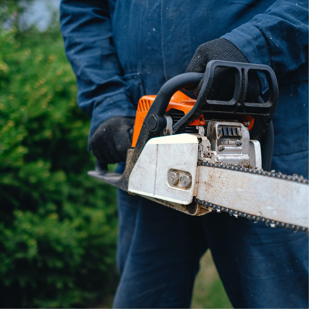 FUNKYWOO chain in use cutting a log showing reliable performance in the field