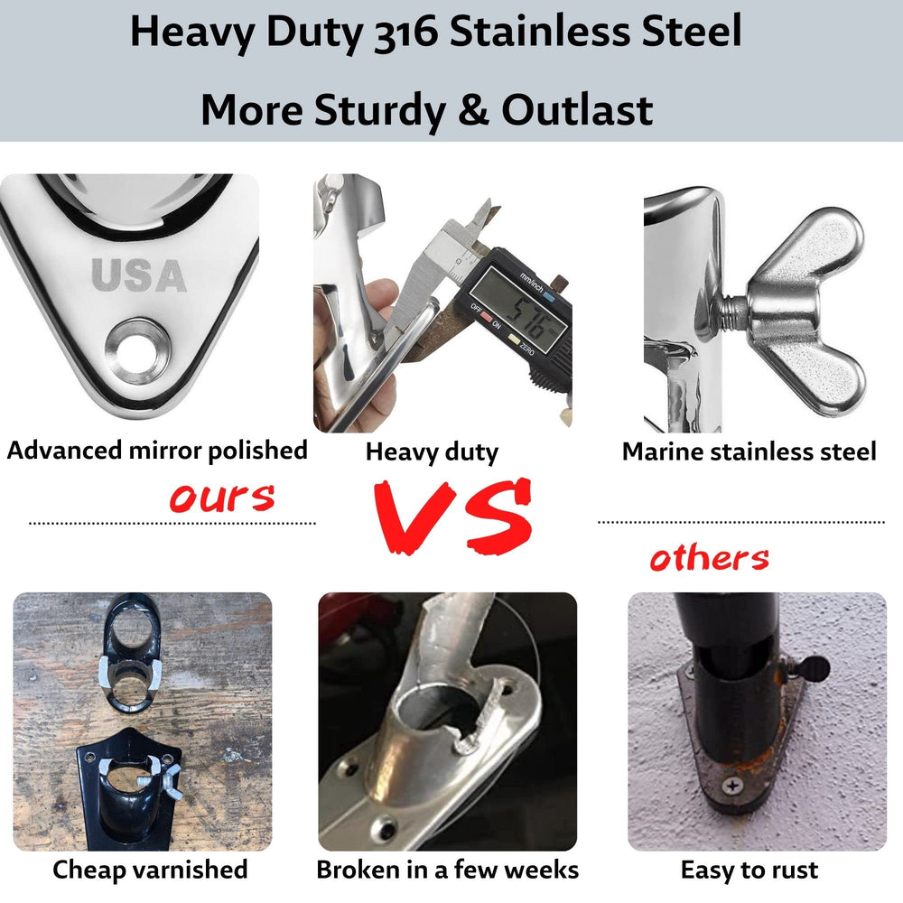 FUNNANS tight view of lock nuts showing stainless steel strength benefit: secure fastening