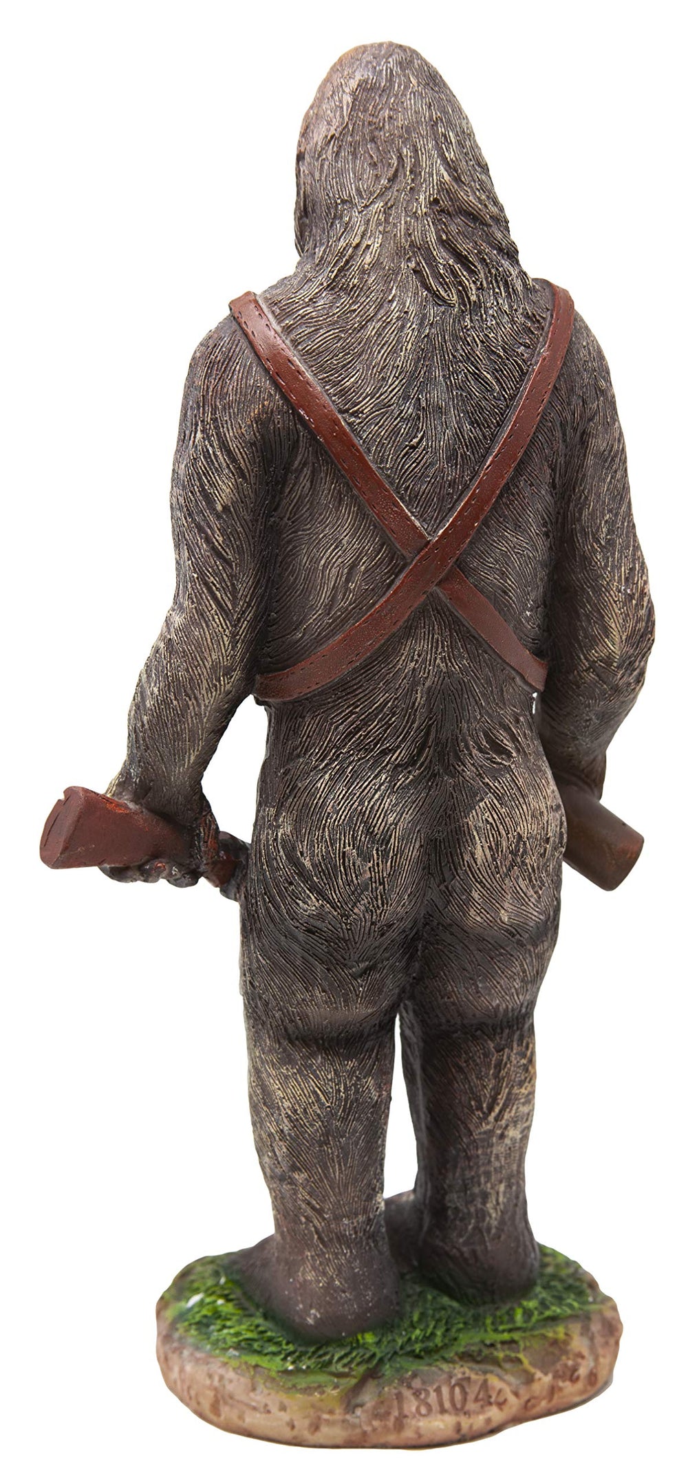 Funny Guy Mugs statue next to ruler showing compact scale for indoor use