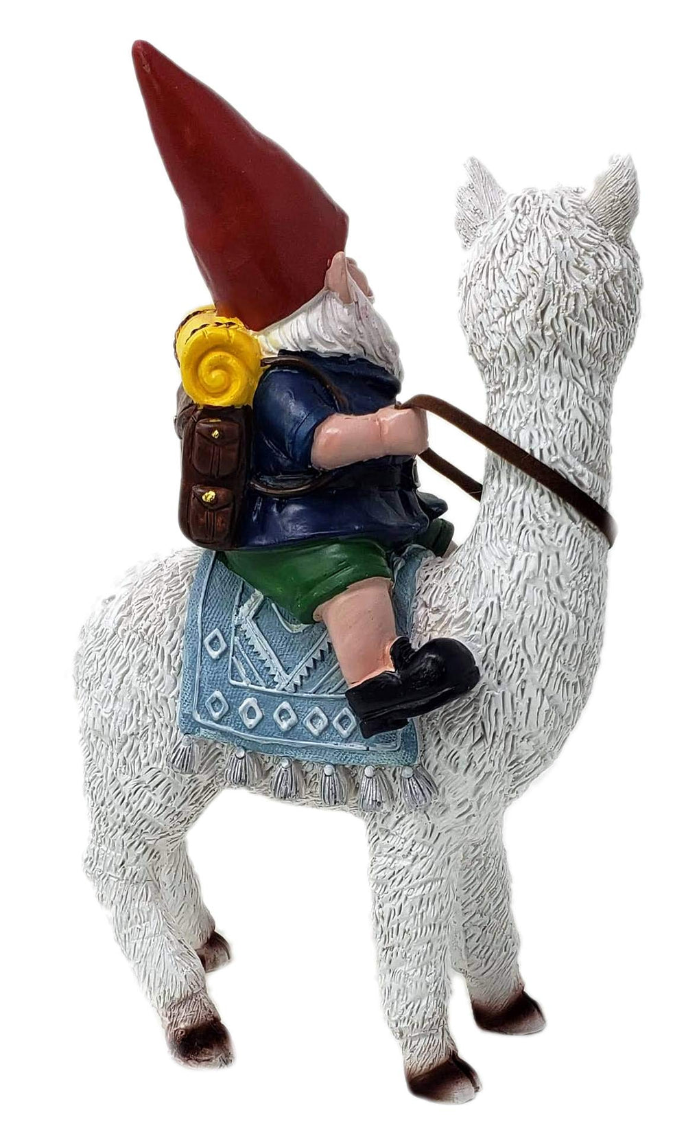 Funny Guy Mugs statue base and feet showing stable foundation for outdoor placement