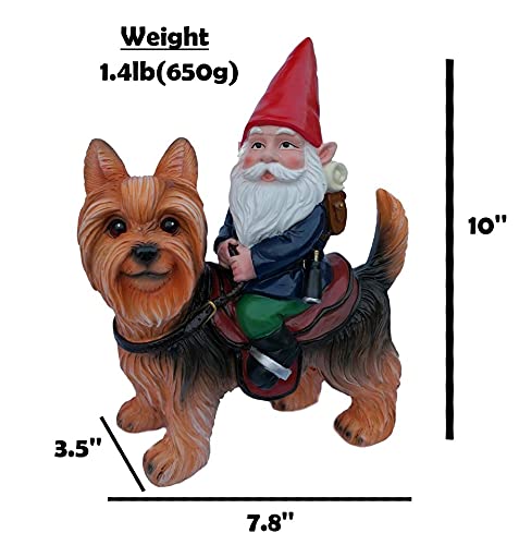Funny Guy Mugs statue held in hand to show scale and easy placement benefit