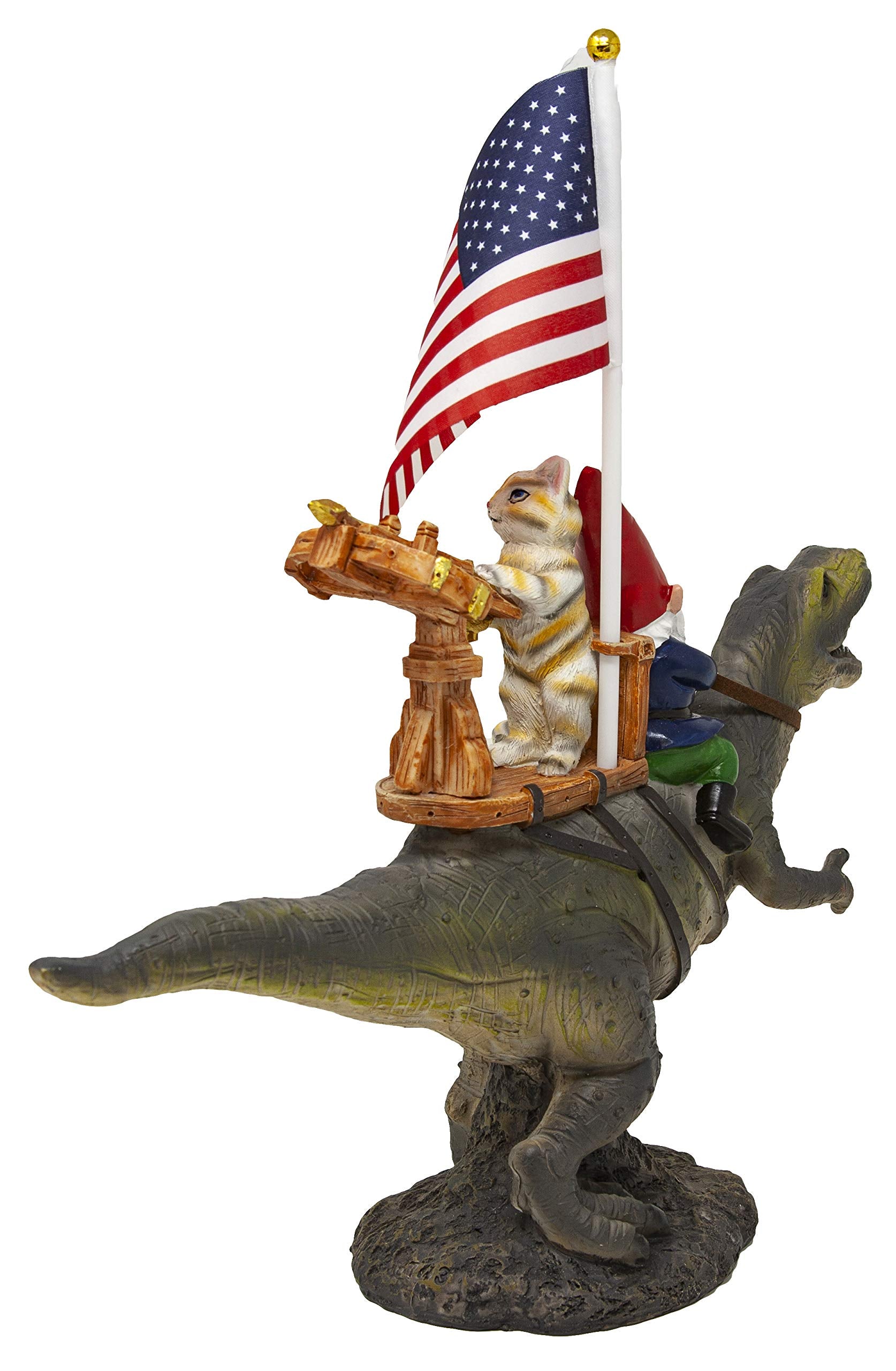 Funny Guy Mugs statue next to a ruler for clear size and scale reference