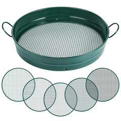 Funnymoom front view showing full sifter and benefit of large screening capacity