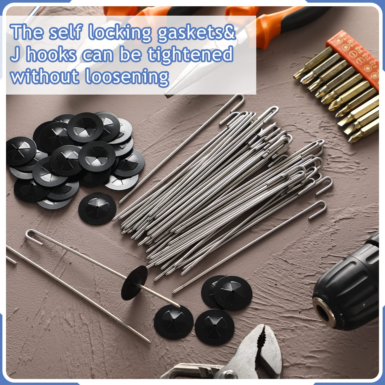 Funrous wire mesh secured by clips demonstrating reliable protection