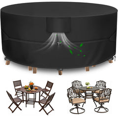 Funshot front view of round cover showing full fit and easy use