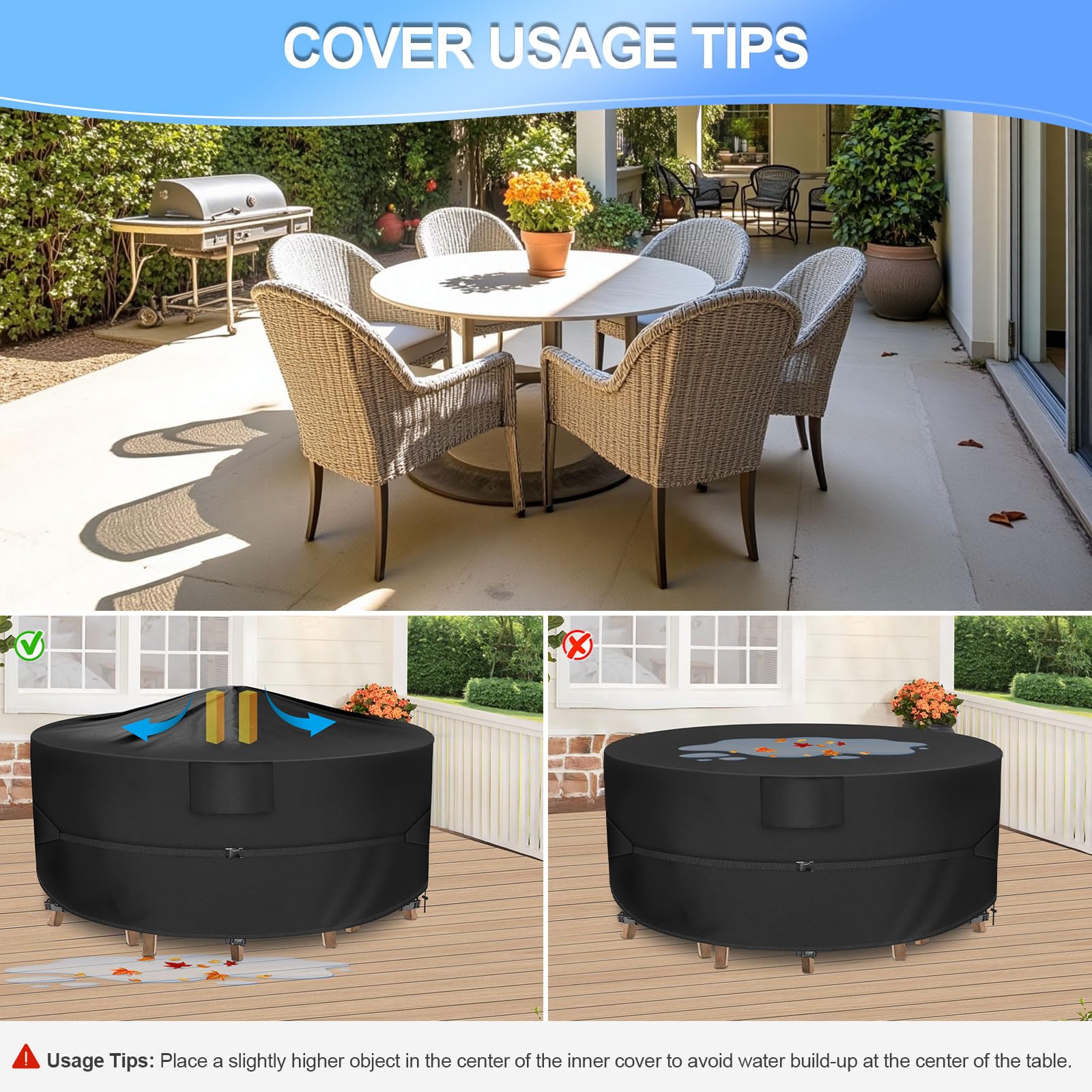 Funshot cover beside measuring tape illustrating 72" diameter fit