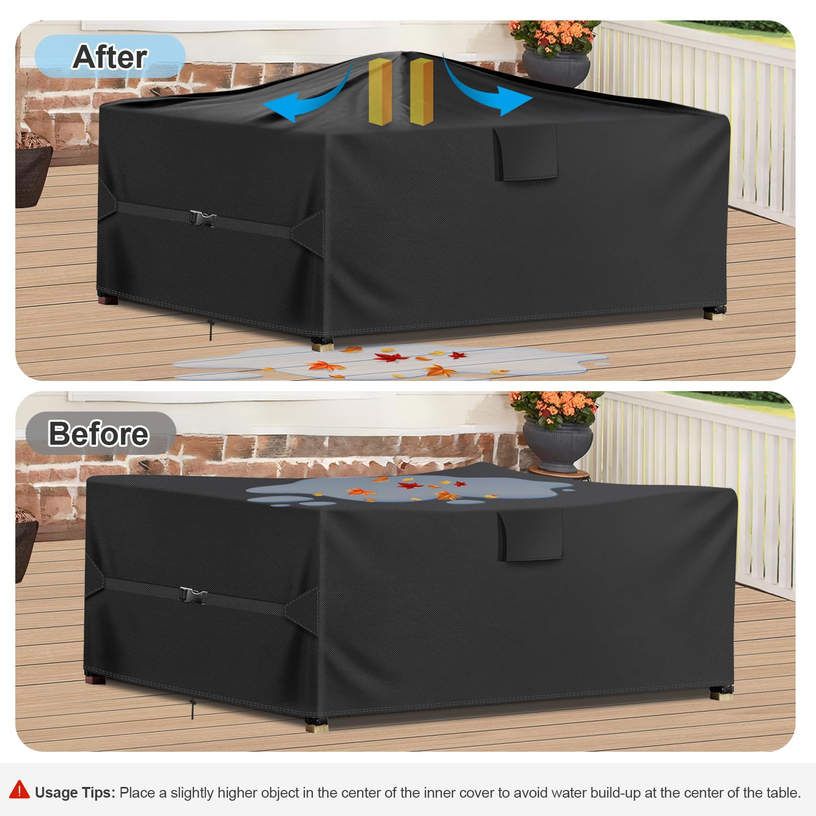Funshot enlarged air vent detail, condensation reduction benefit