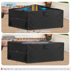 Funshot enlarged air vent detail, condensation reduction benefit