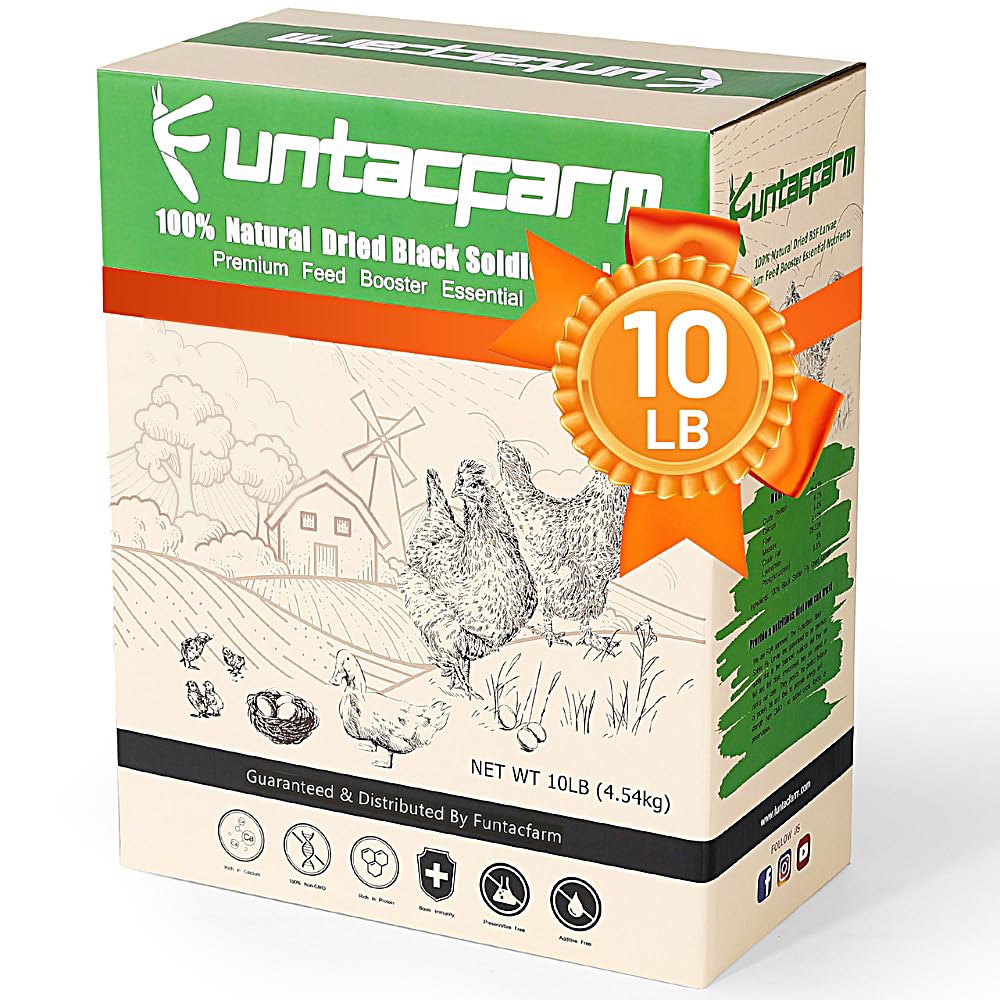 Funtacfarm front packaging showing resealable 10lb bag and benefits
