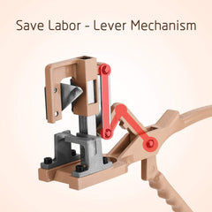 FUNTECK tool in use on branch showing accurate V-cut for aligned scion join