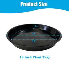 FUOAUYK saucer holding a large potted plant protecting floor from water