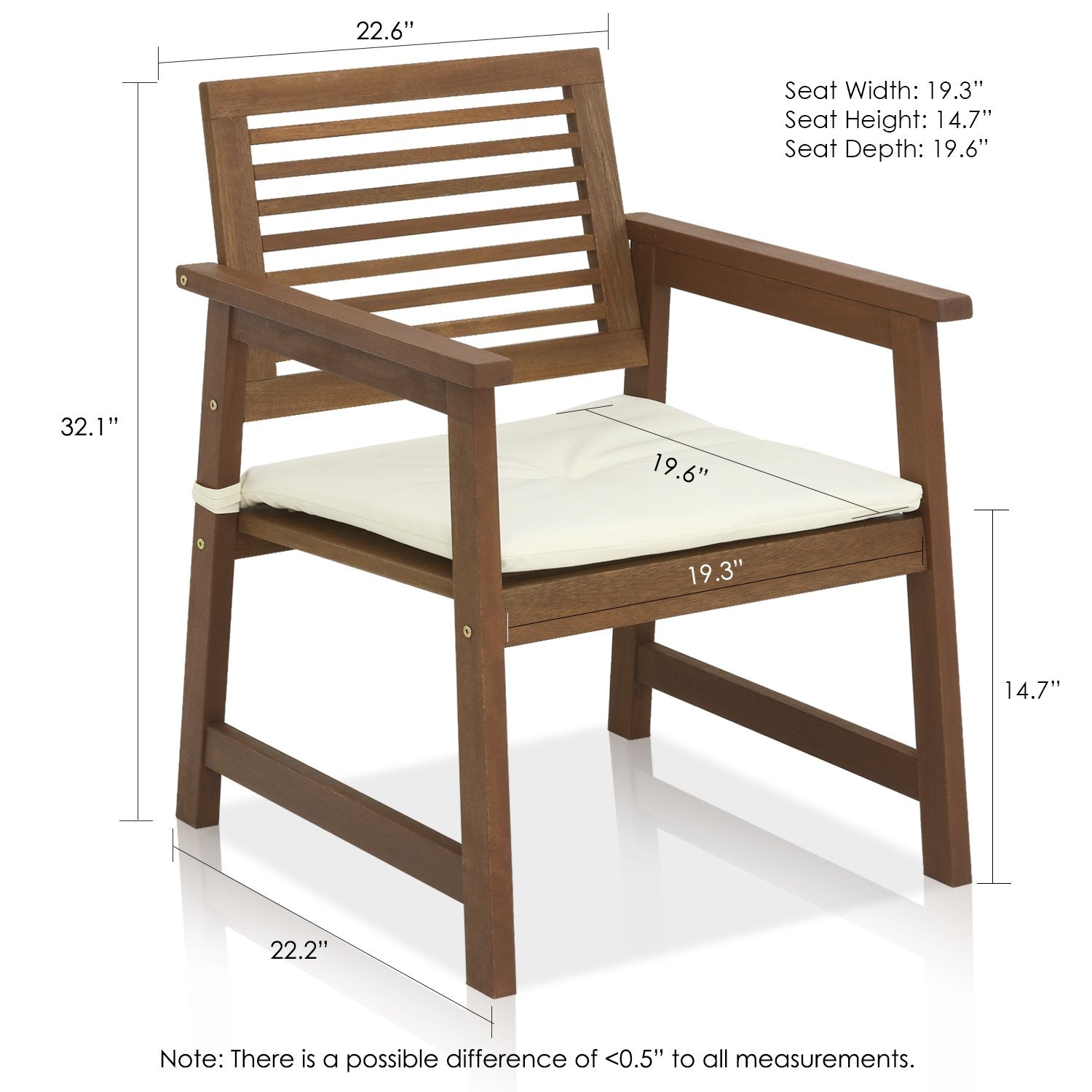 Furinno Tioman removable cushion detail offering comfort and easy cleaning