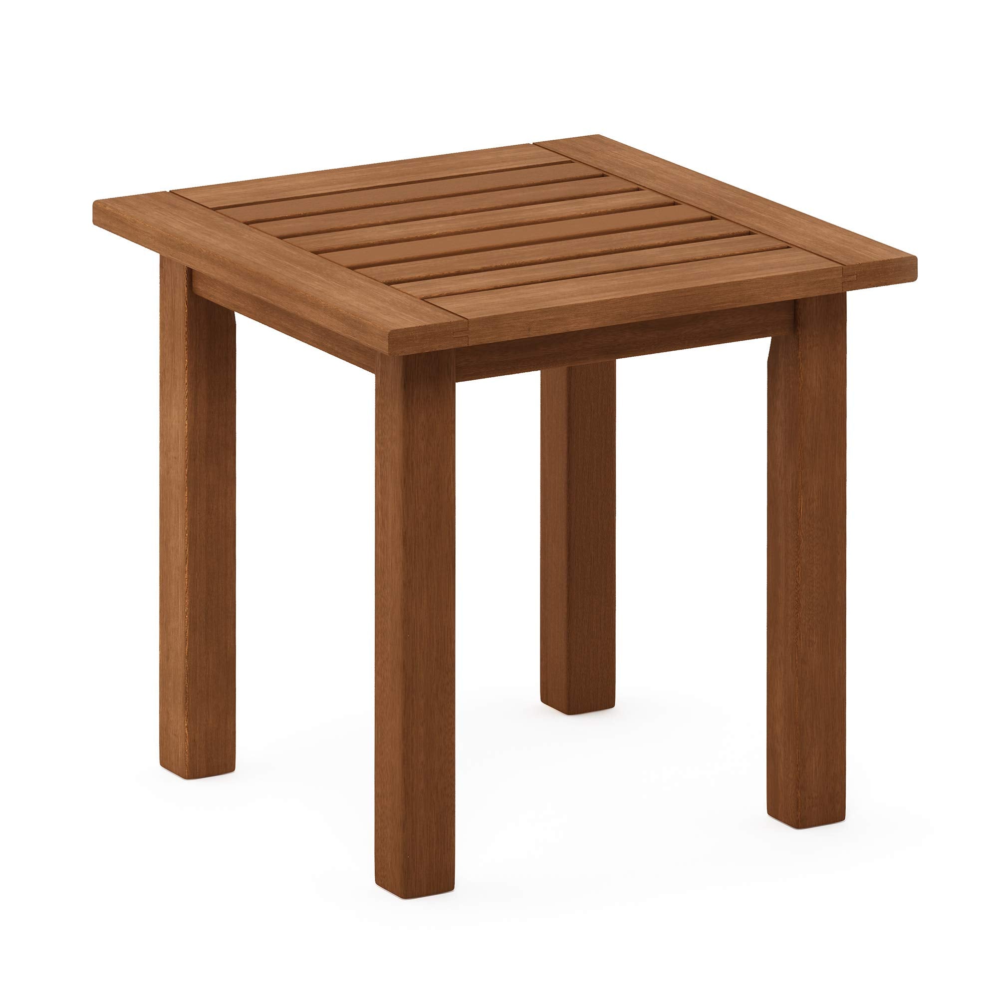 Furinno TIOMAN on a patio with seating displaying cohesive outdoor styling benefit