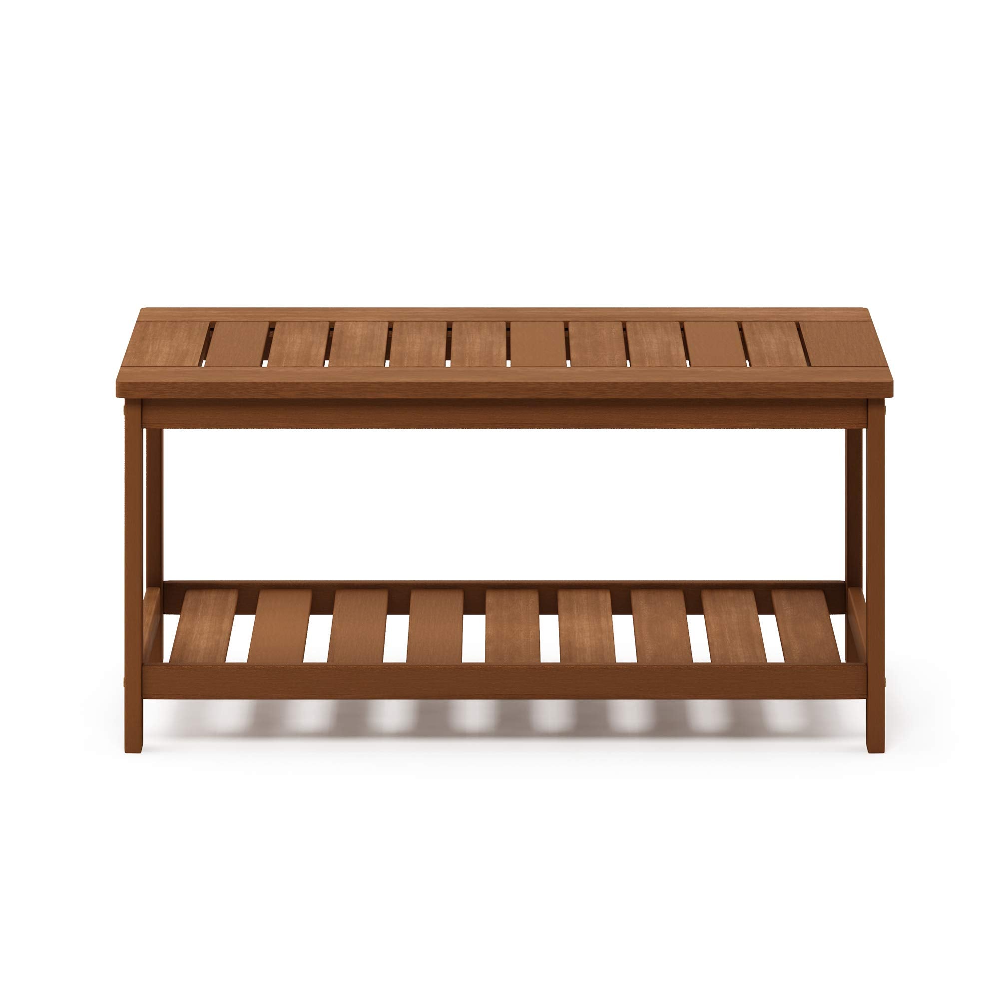 Furinno Tioman teak-oil finish close view showing wood grain protection benefit