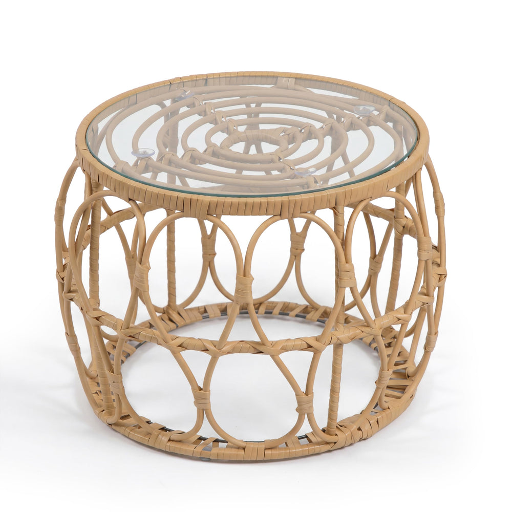 Furniture of America Ysar poolside at dusk displaying durable outdoor styling