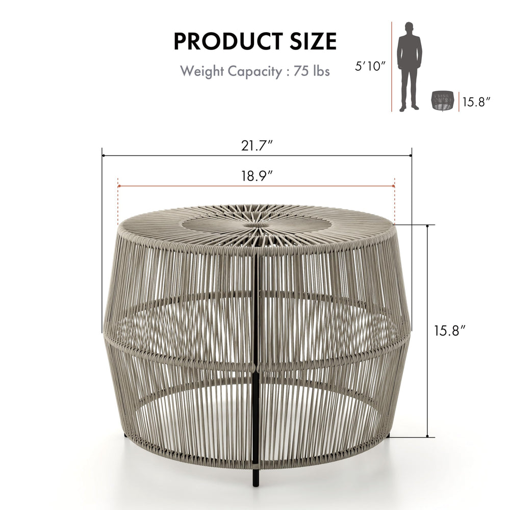 Furniture of America Ysar side profile showing metal frame stability and support