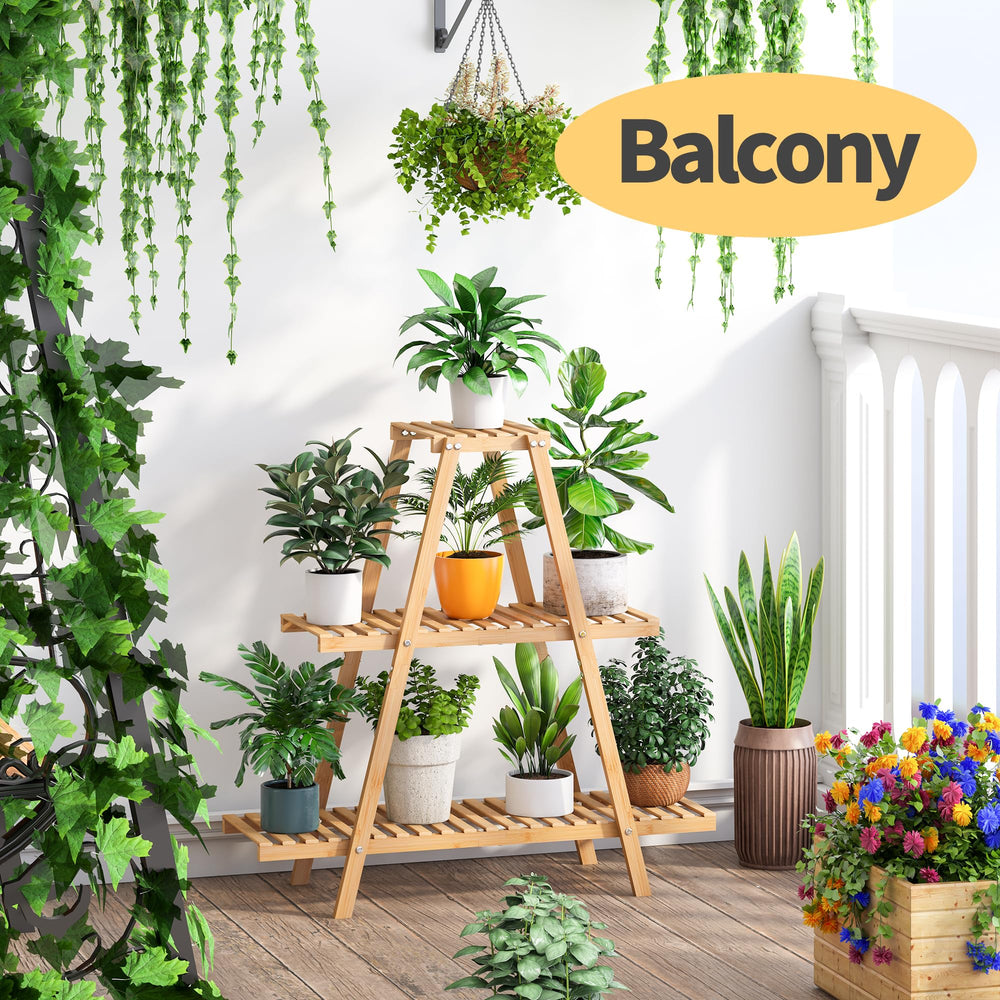 Furshus bottom shelf loaded with pots benefit: strong load-bearing capacity