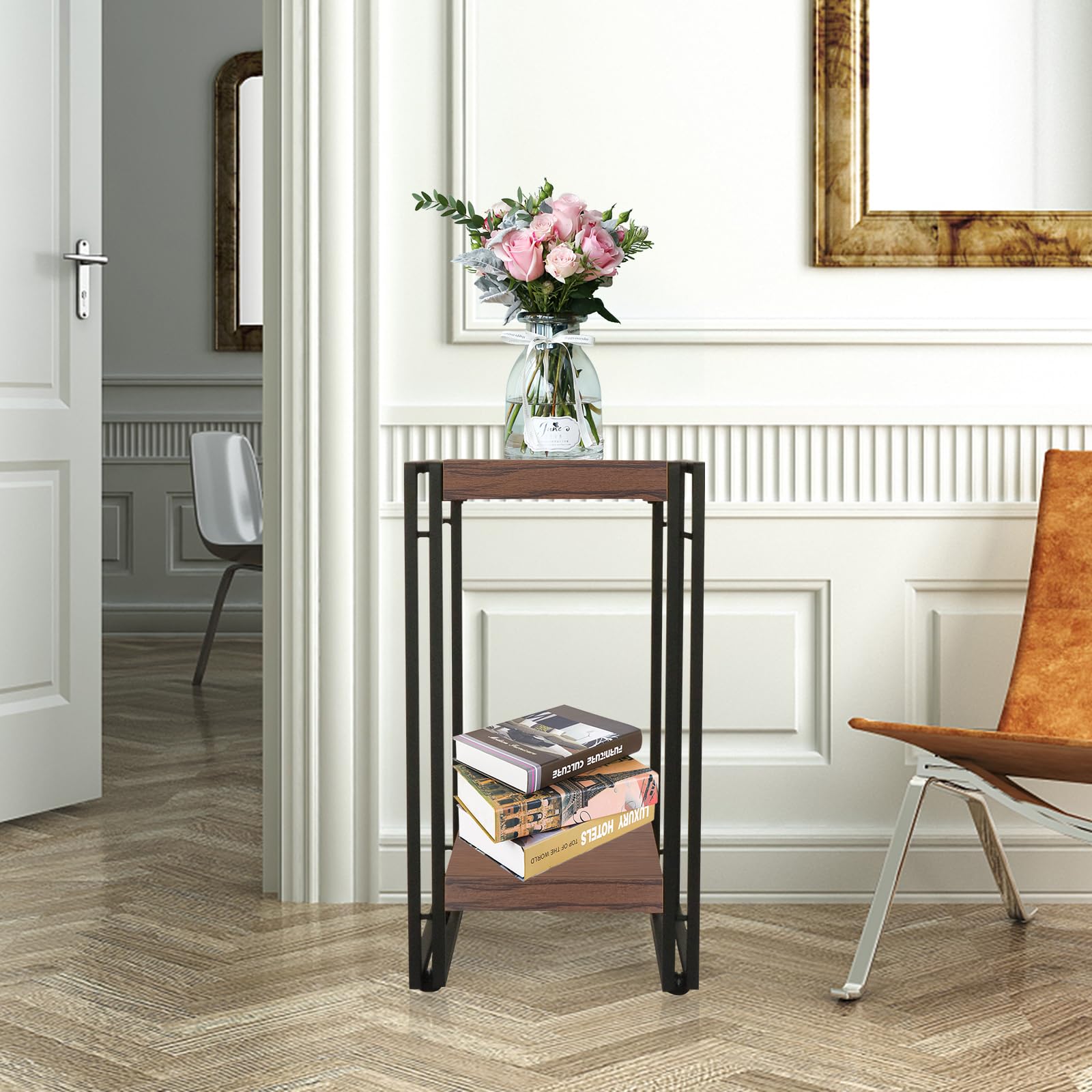 fusehome used as an end table with lamp demonstrating multiuse functionality