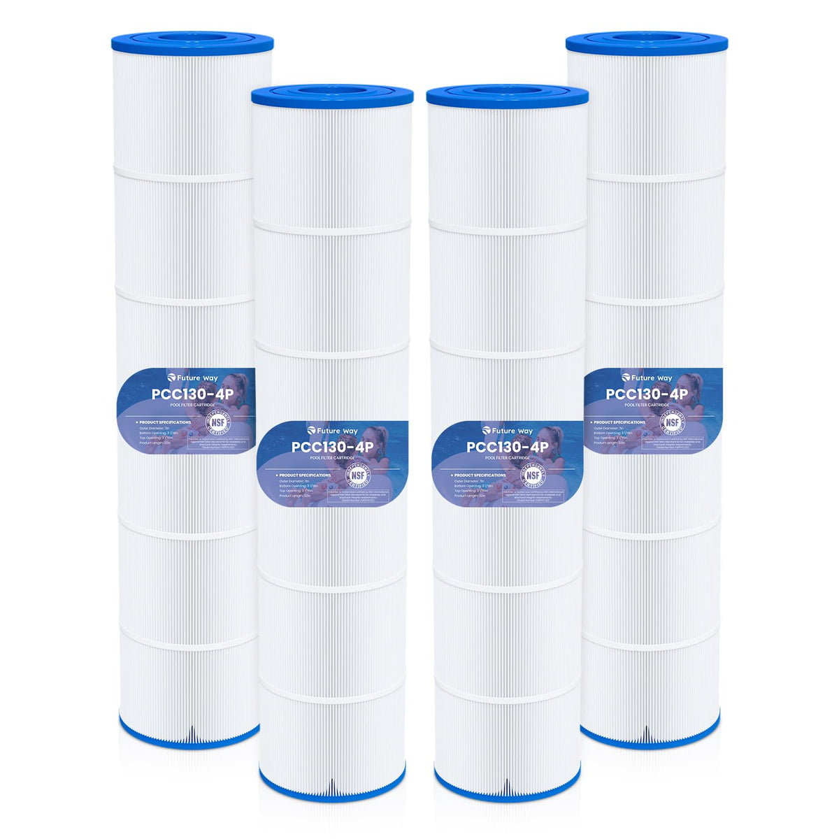 Future Way CCP520 front packaging shows 4-pack and compatibility benefits