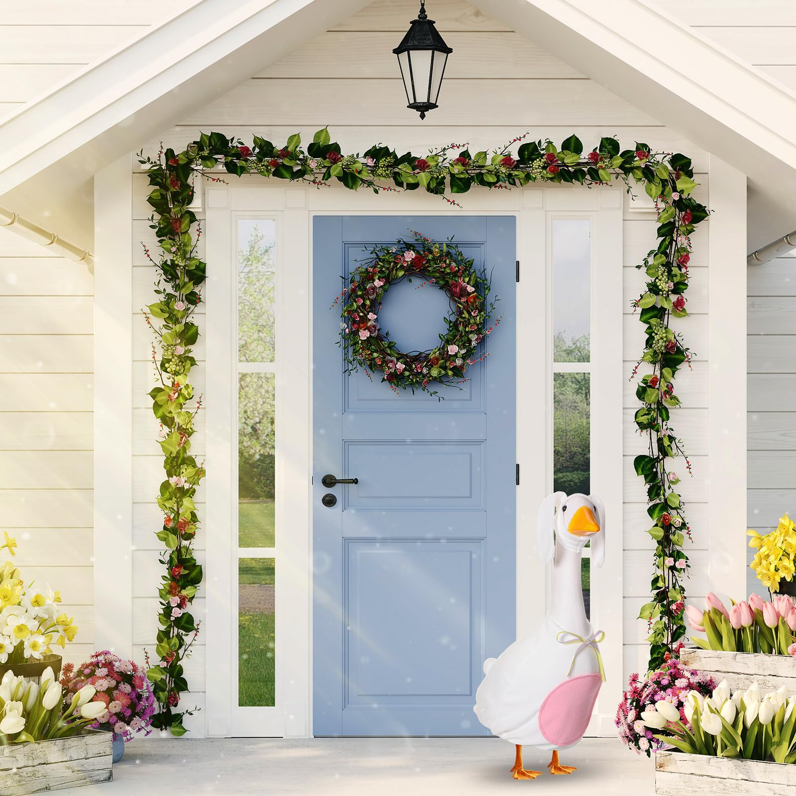 FuWeave Easter pastel outfit displayed complete for bright spring décor