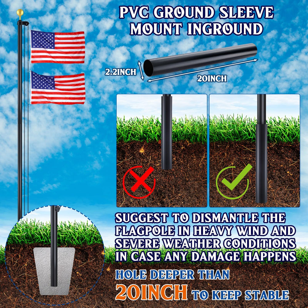 FuWeave PVC sleeve installed in ground showing stable, protected base