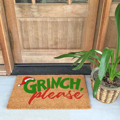 FUXKZJ PVC anti-slip backing detail providing firm porch grip