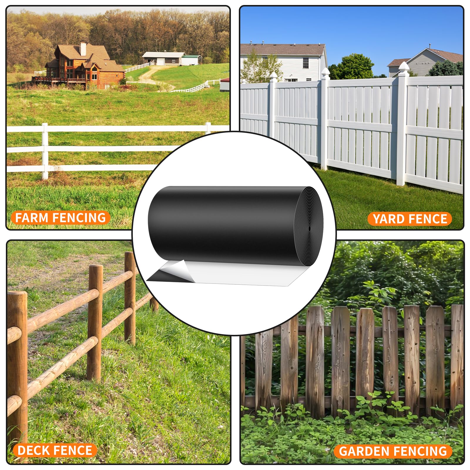 FUYITE installed on backyard fence posts demonstrating extended life