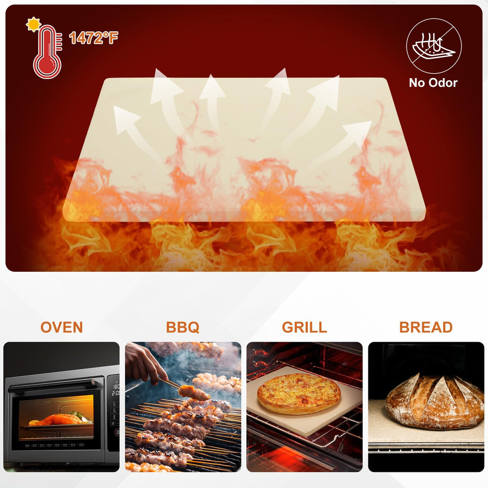 FVIEXE stack of 10 cooking paper sheets protecting stone and simplifying cleanup