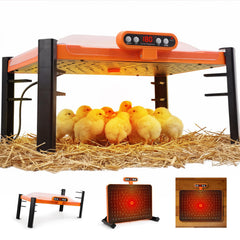 Fvlotrik front view of brooder plate showing stable radiant warmth