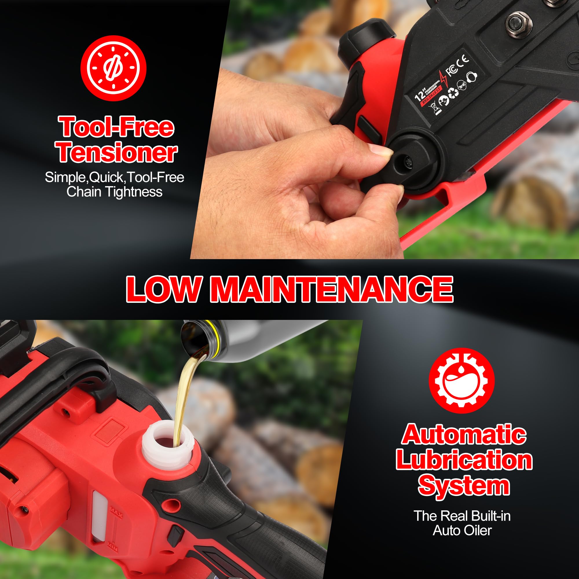 FXAFXA scale comparison with hand and battery slot showing lightweight control benefit