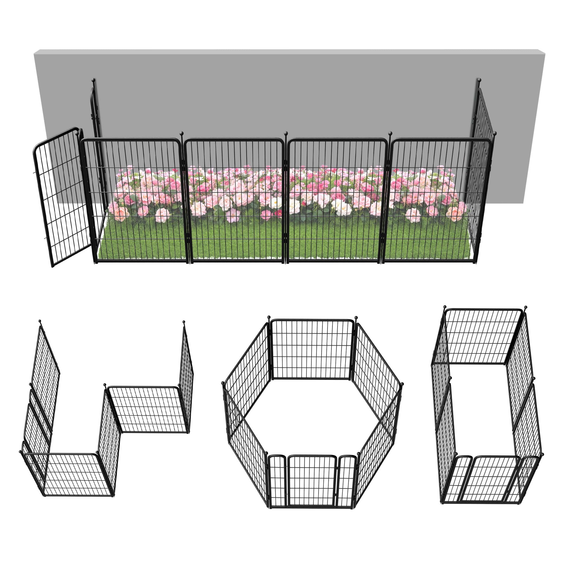 FXW assembled front panel view showing fence and benefit of clear boundary