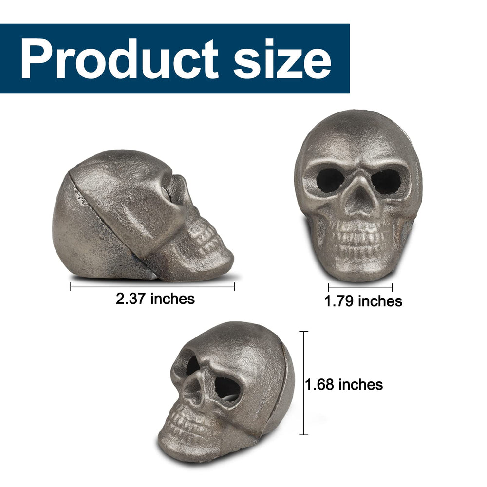 FYZTCOCPT skulls arranged in a fireplace adding dramatic ember-like ambiance and safety